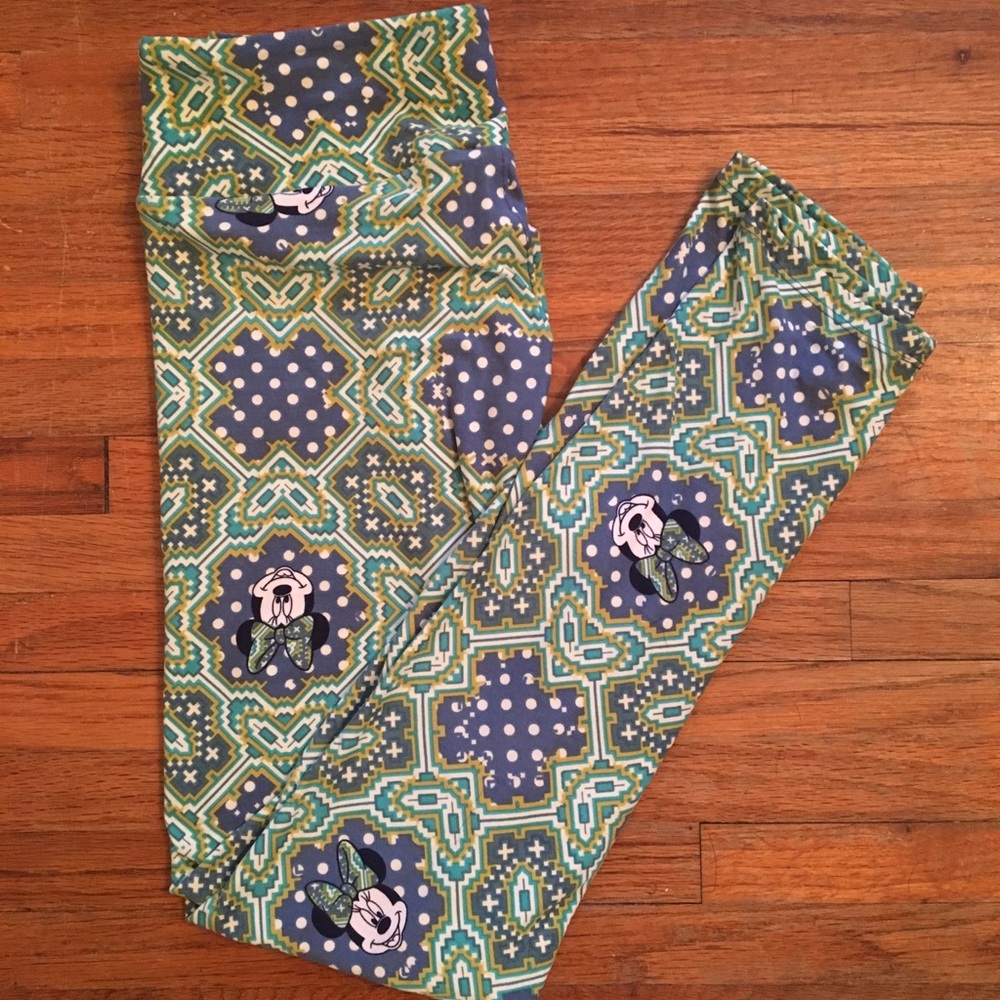 LuLaRoe UNICORN Minnie Mouse Leggings -One Size 🦄